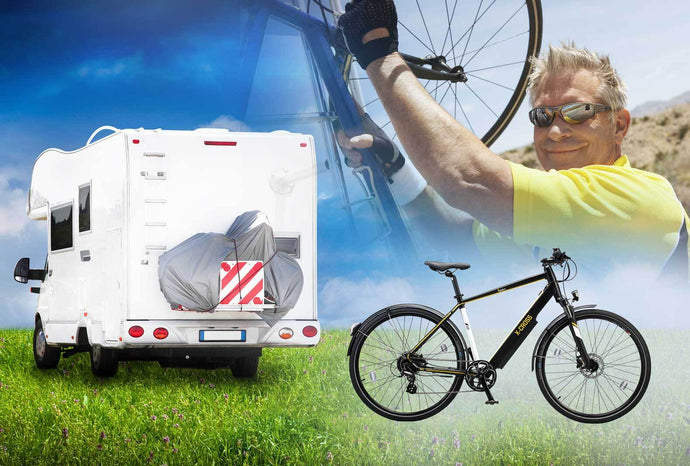 Carrying electric bikes on motorhome